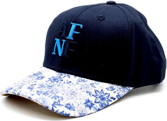 Woed Floral Tattoo - Baseball Cap - Navy - A Fish Named Fred- Kurk - One size