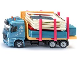 Siku vrachtwagen prefab huis transport 1:50