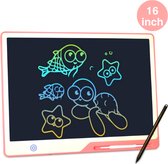 Planche à dessin pour enfants Kiraal - Tablette à dessin - Tablette à dessin LCD enfants - Tablette graphique enfants - Tablette pour enfants Rose - 16 pouces