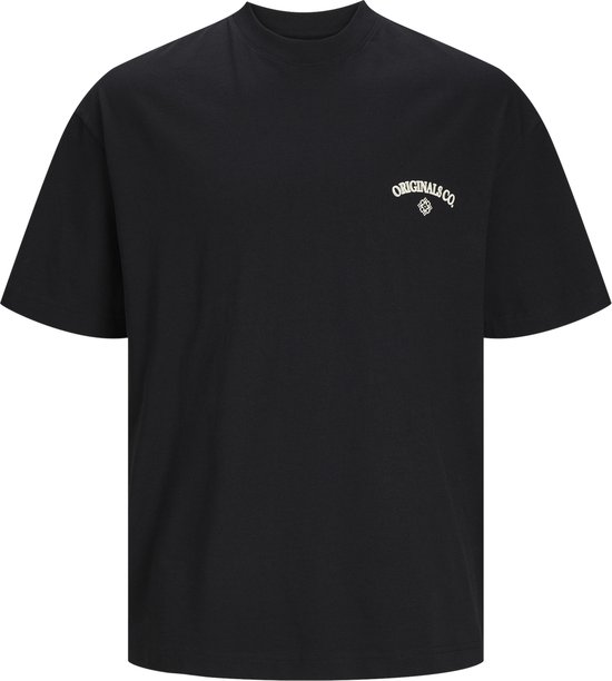 Jack & Jones T-shirt Jorsantorini Back Tee Ss Crew Neck 12251776 Black Mannen Maat - XL