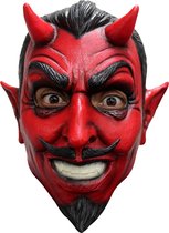Partychimp Hoofdmasker Classic Duivel Halloween Masker voor bij Halloween Kostuum Volwassenen- Latex - One-size