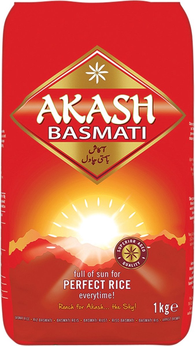 Akash Basmati rijst 1 kilo