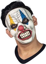 Partychimp Angry Clown Halloween Masker voor bij Halloween Kostuum Volwassenen Scary Clown Killer Clown - Latex - One Size