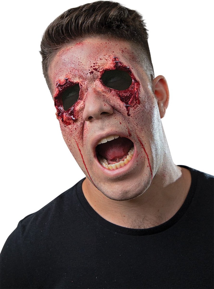 Partychimp gouged Eyes Applicatie voor bij Halloween Kostuum Volwassenen Schmink Carnaval - Latex