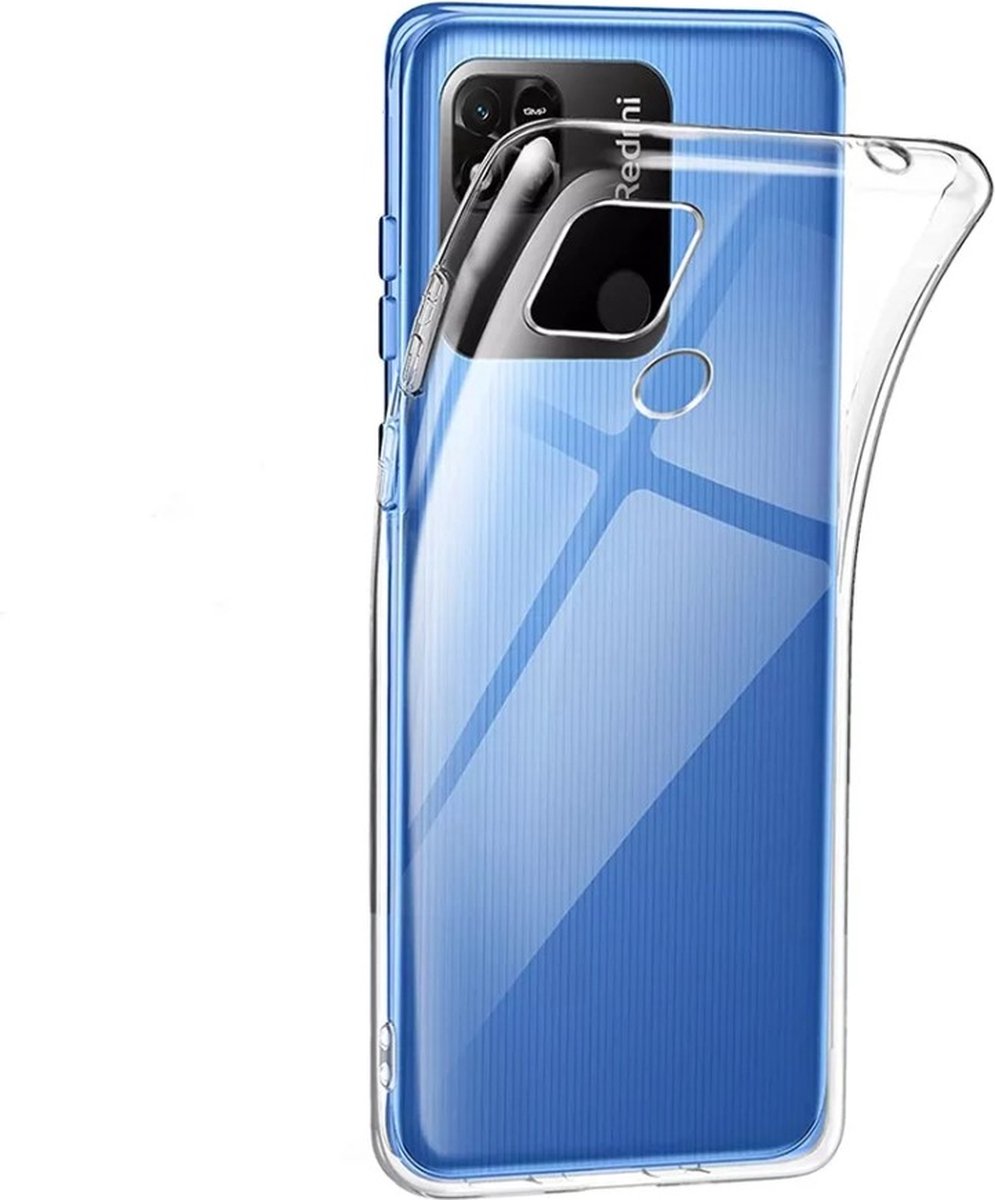 Flexibele achterkant Silicone hoesje Transparant Geschikt voor: Xiaomi Redmi 10A