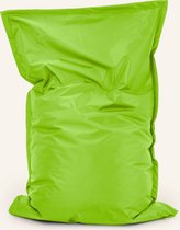 Drop & Sit - zitzak/zitkussen - robuust nylon - appelgroen - 100 X 150 cm - voor binnen en buiten - verkrijgbaar in verschillende kleuren