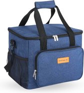 NOVO Sun Cooler Bag - Sac de pique-nique isolé - Bandoulière réglable - 4 couches - 15 litres