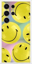 Origineel Samsung Galaxy S24 Ultra Hoesje FlipSuit Case Smiley