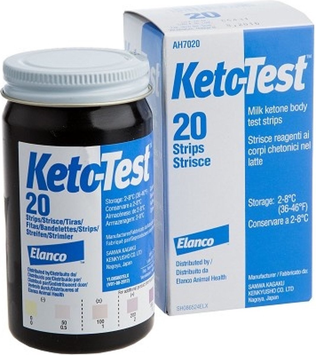 Elanco Keto-teststrips 20 strips