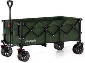 LifeGoods Bolderkar - XXL - Opvouwbaar - 300L - 150KG Draagkracht - Groen