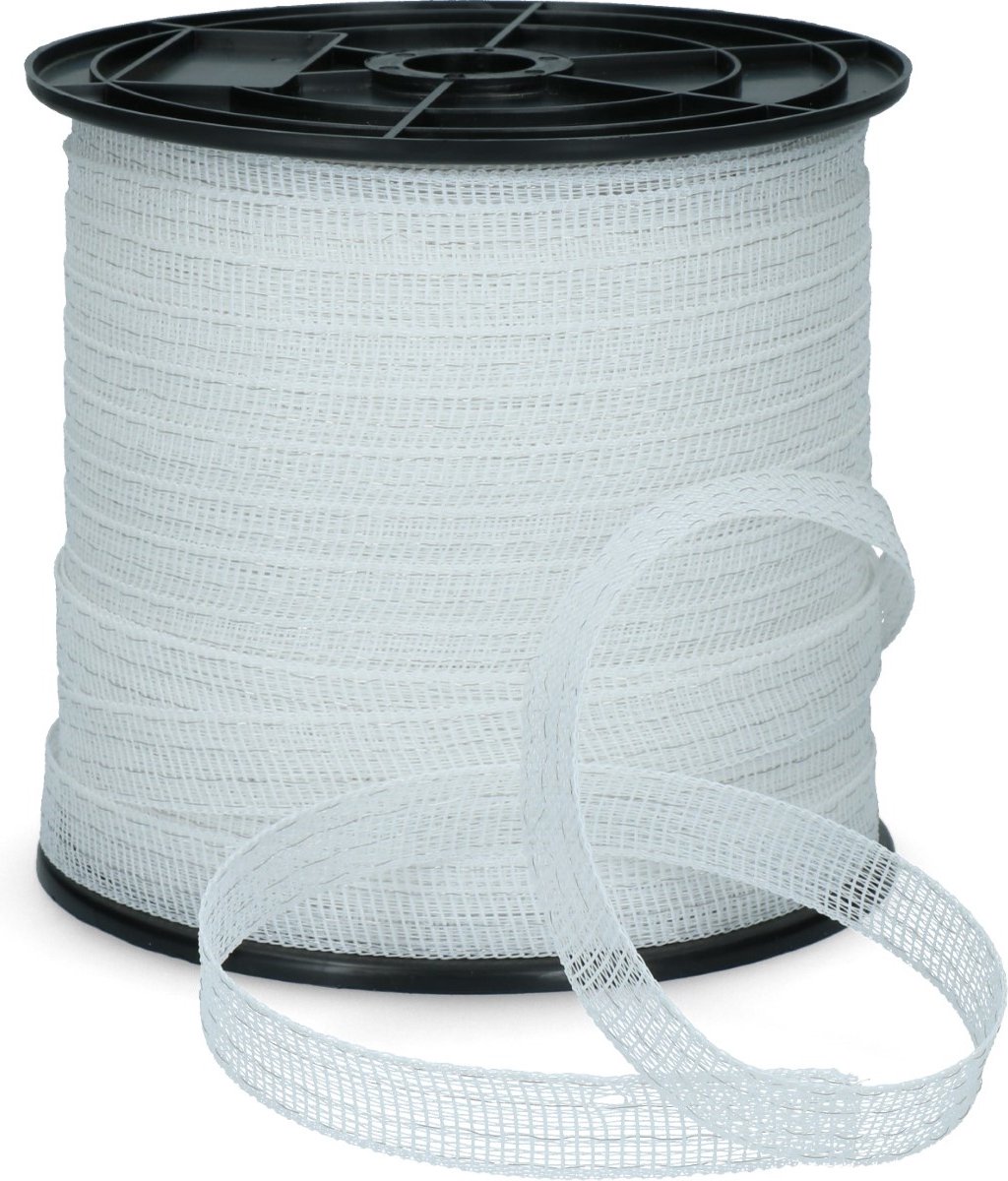 ZoneGuard Basic afrasteringslint wit 20mm/200m 9 RVS draden