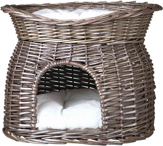 Flamingo Kattenmand Riet - zwart