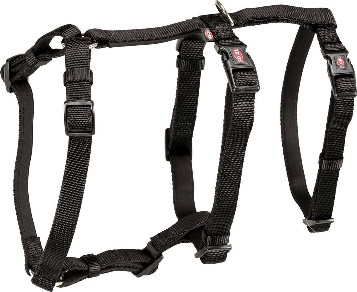 Trixie Paniektuigje Stay Zwart Maat S-M 40-65cm Borstomvang, B15mm
