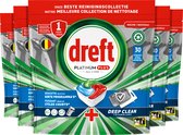 Dreft Platinum Plus All In One - Vaatwastabletten - Deep Clean Fresh Herbal Breeze - Voordeelverpakking 5 x 30 Capsules