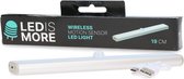 LED is more Led lamp met bewegingssensor – 19cm - Draadloze Led strip met USB oplader – Magnetische ledverlichting