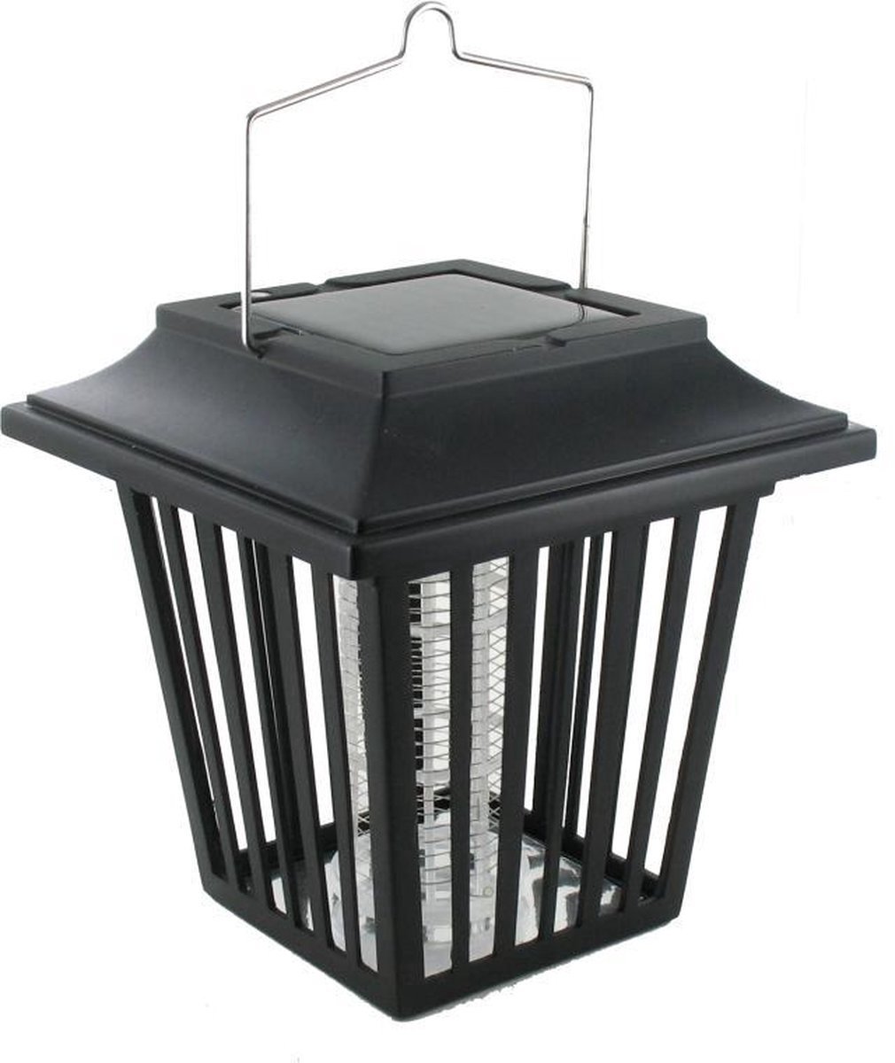 WK3017 Solar Lantern Inzzzector - Zwart