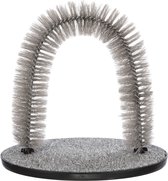 Trixie noeud de massage et de soin du pelage gris 36x33 cm