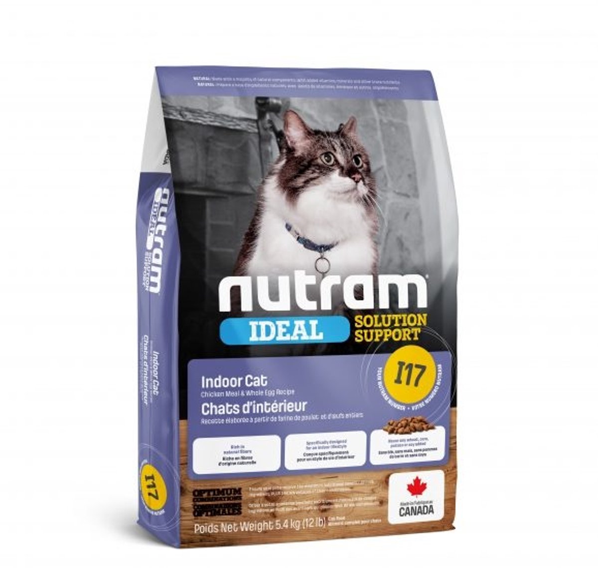 Nutram kattenvoer Indoor Shedding I17 5,4 kg - Kat
