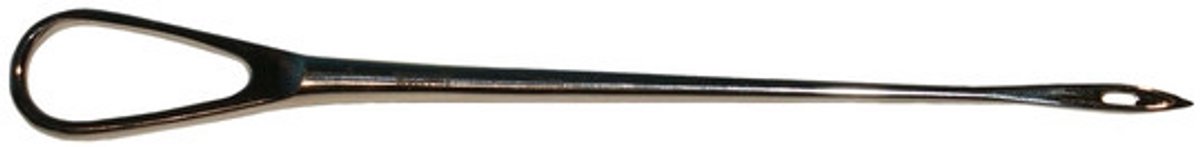 Excellent schedeband naald schaap - Tonen baarmoedermond - Schede hechtnaald - 21 x 6 x 1 cm