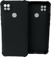 Shockproof Soft TPU hoesje Silicone Case Geschikt voor: Xiaomi Redmi 10A - Zwart