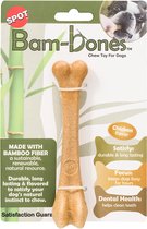 Spot Bam- Bones Bone de poulet – Os à mâcher sans danger pour les mâcheurs forts – Saveur de poulet – Petit paquet de 4