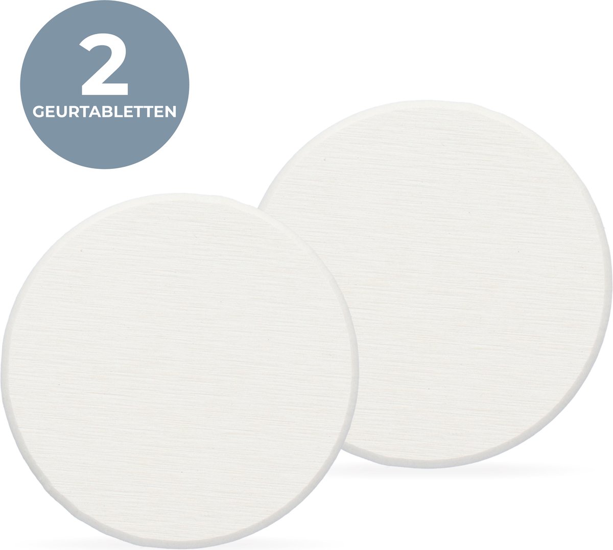 Vocht- en Geurabsorberende pads Navulling - 2 stuks - Geschikt voor WC Borstel van 2BEHOME