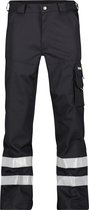 DASSY® Vegas Pantalon de travail avec bandes réfléchissantes - maat 62 - NOIR