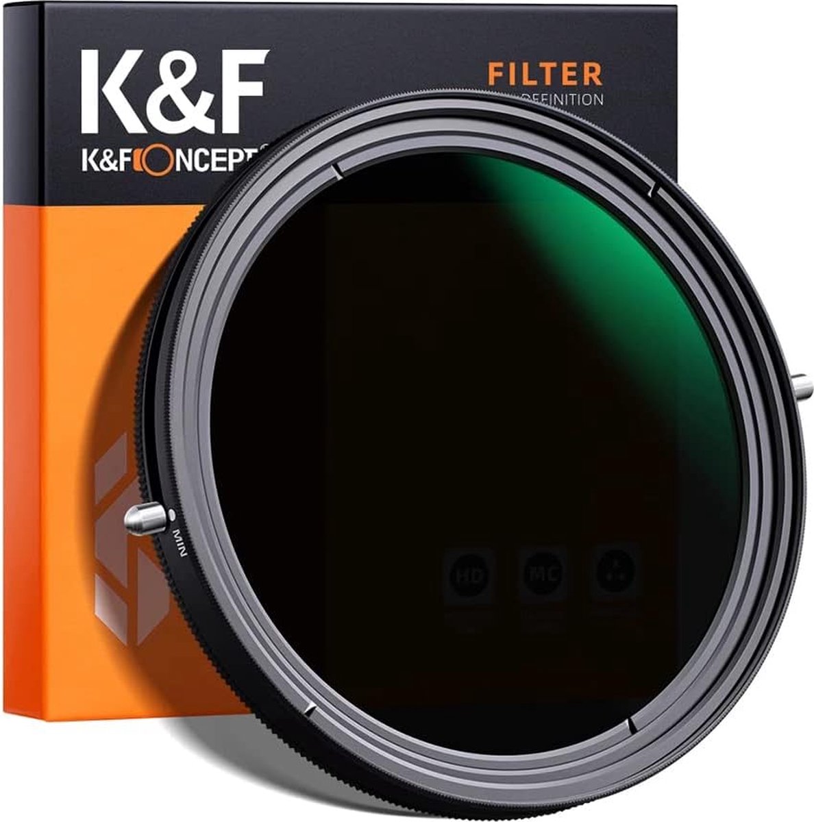 K&F Concept - CPL-ND2-32 Filter 52mm - Circulair Polarisatiefilter en Neutraal Dichtheid Filter - Fotografie Accessoire