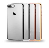 ideus Tpu cover geschikt voor iPhone 7 Plus/8 Plus, transparent / Zilver