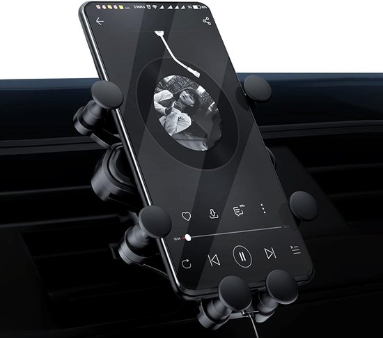 Mobiele telefoonhouder in de auto - voorruit mobiele telefoonhouder, verstelbare ventilatieclip autotelefoonhouder | Autonavigatie vaste steunbeugel, autoventilatie telefoonhouder, ventilatieclip