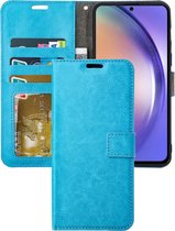Portemonnee Book Case Hoesje Geschikt voor: Samsung Galaxy A35 - Turquoise