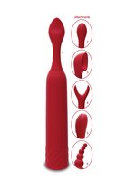 Doc Johnson - iQuiver - Small Vibrator with 6 Interchangeable Attachments