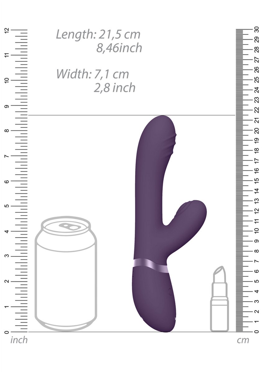 Goedkoopste VIVE by Shots - Tani - Finger Motion with Pulse-Wave Vibrator - Purple