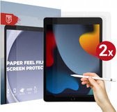 Protecteur d'écran Rosso Paper Feel adapté à Apple iPad (2019/2020/2021) | Feuille de sensation de Papier | Film protecteur Ultra transparent | Case Friendly | Pack Duo