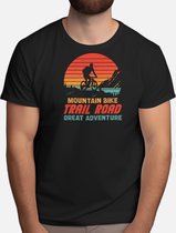 Mountain Bike Trail Road Great Adveture - T Shirt - BikeLife - Cycling - BicycleLove - BikeAdventures - FietsLeven - Fietsen - FietsLiefde - FietsAvonturen