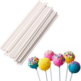 100X Cakepop Stokjes Set - Papieren Lollipop Sticks - Bakken - Pop Cake Lolly Stokjes - Lollipop Sticks - LOUZIR