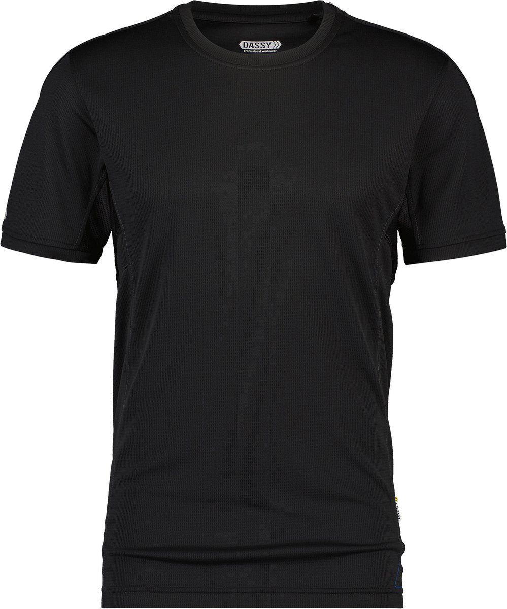 DASSY® Nexus T-shirt - maat 2XL - ZWART