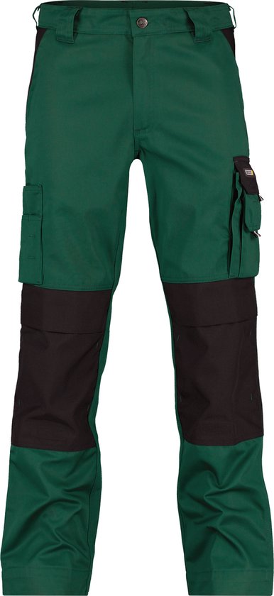 Pantalon de travail Dassy Profesional Workwear avec poches genoux - Boston Bottle Green / Black - Taille 56