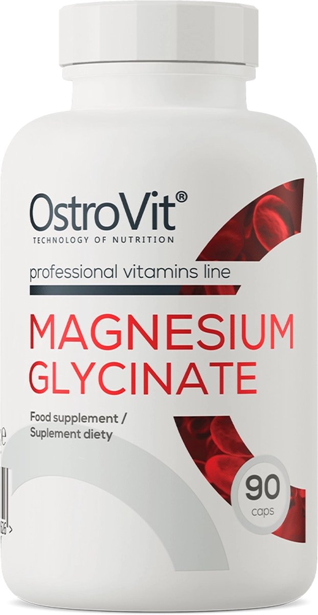 Goedkoopste Magnesium Bisglycinaat - 90 capsules - OstroVit - Magnesium Bisglycinate Supplements