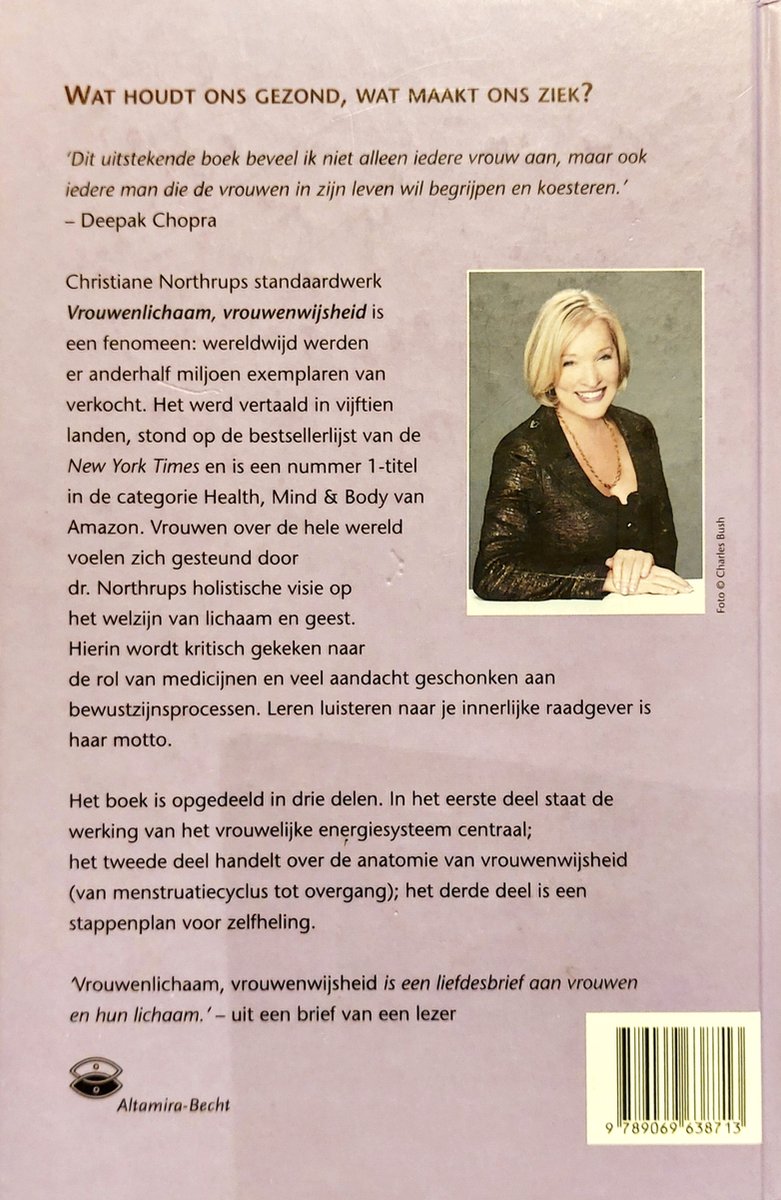 Vrouwenlichaam, vrouwenwijsheid - back cover