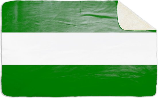Fleecedeken Vlag Rotterdam, 96x146cm, Polyester Sherpa, FD2023712