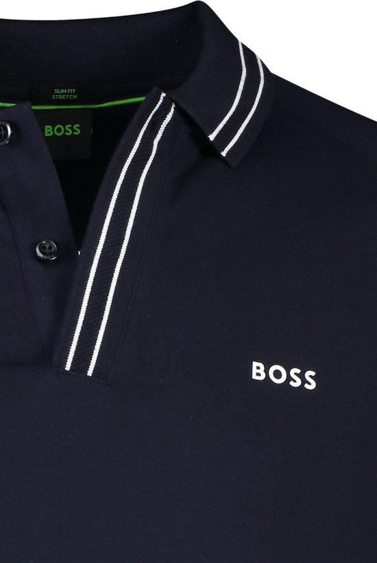 Hugo Boss poloshirt korte mouw donkerblauw