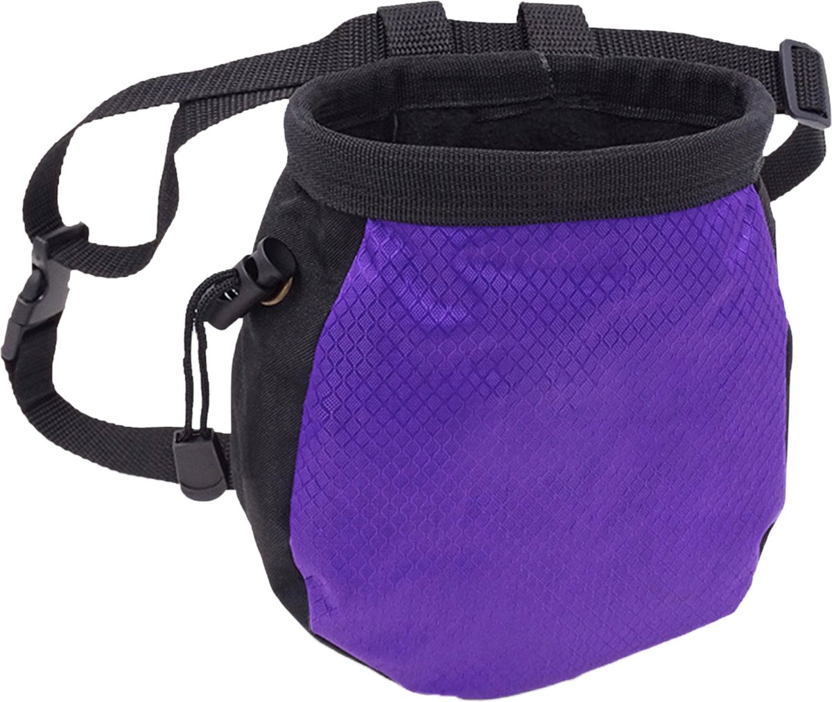 Somstyle Chalk Bag - Pofzak - Krijttas voor Boulder & Klimmen - Paars