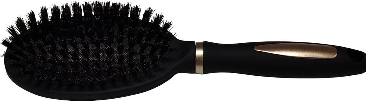 Rojafit Pneumatische Haarborstel - Mixed Bristle - Ovaal - 24 cm. - Goud