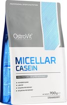 Protein Poeder - Micellar Casein - 700 g - OstroVit - Aardbei