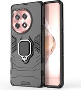 Coverup Ring Kickstand Back Cover - Geschikt voor OnePlus 12R Hoesje - Zwart