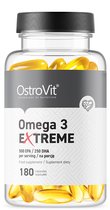 Omega 3 Extreme - 1000 mg - 180 Capsules - OstroVit - Visolie - Omega 3 Supplementen