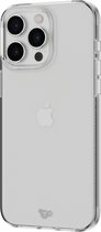 Tech21 Evo Lite Clear - iPhone 15 Pro Max hoesje - Schokbestendig flexibel telefoonhoesje - Semi-transparent - 2,4 meter valbestendig