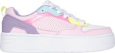 Skechers Court High - Classic Crush Meisjes Sneakers - Roze/Multicolour - Maat 33