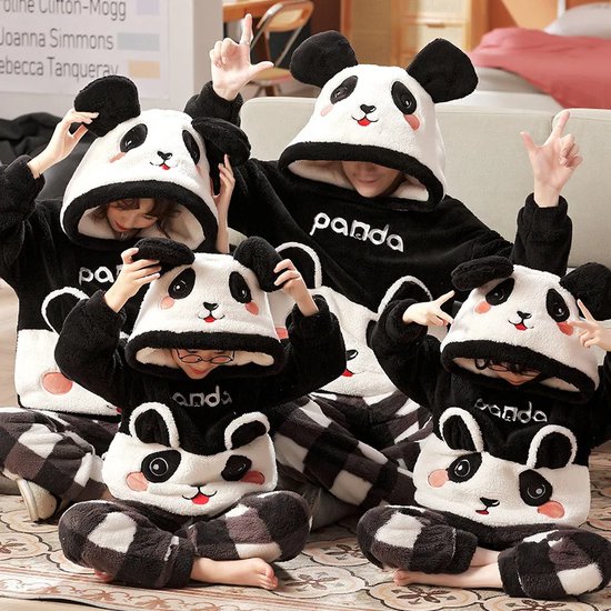 Kosmos - Panda Couverture surdimensionnée à capuche - ensemble pyjama - flanelle à capuche - couverture pull - sweat-shirt - unisexe - pulls à capuche - vêtements de nuit
